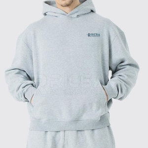 Ensemble de survêtement baggy pour homme, coupe régulière, élégant, deux pièces, sweat à capuche et pantalon, pour l'entraînement, les voyages, le style décontracté urbain, hiver, couleur unie - Product Image 2