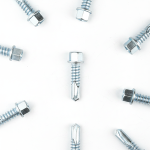 Tornillos Autoperforantes de Cabeza Hexagonal de Acero al Carbono Métricos/Pulgadas, Marca PDC, Venta al por Mayor de Fábrica en Vietnam, Grado 8, Galvanizados/Fosfatados - Product Image 1