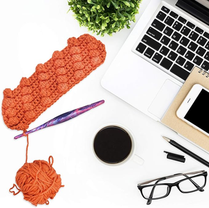 Ganchos de Crochet Ergonómicos y Ecológicos de Resina, Técnica de Fundición, Puntas de Deslizamiento Suave, Agarre Duradero para Manualidades sin Fatiga - Product Image 3