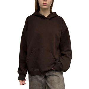 Womens Oversized Hooded Sweatshirt Long Cotton Knitted Autumn Casual Letter Print <b>Drop</b>-Shoulder Full Sleeve Breathable <b>Back</b> Logo - Product Image 4