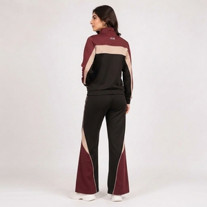 Ensemble de survêtement élégant pour femme : veste et pantalon assortis, idéal pour le yoga, la gym, l'entraînement, les tenues décontractées et le style moderne. - Product Image 5