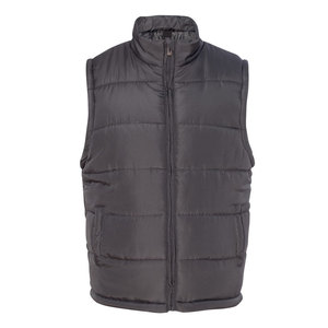 Custom <b>Mens</b> Lightweight Puffer Vest Durable Hooded Neck Sleeveless Quilted <b>Jacket</b> Drawstring Closure for Outdoor Casual - Product Image 1