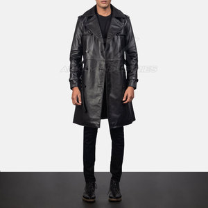 Abrigo de Cuero de Moda Diaria, Nuevo Abrigo de Cuero Elegante con Material Duradero y Ajuste Elegante - Product Image 5