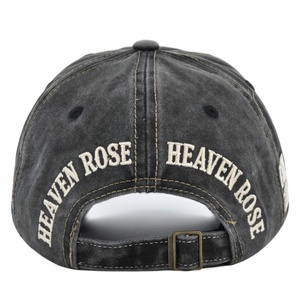 Gorra de Béisbol Vintage de Algodón Lavado con Efecto Desgastado, Bordado 3D, Ajustable, Unisex, Estilo Urbano, Venta al Por Mayor, OEM, Multicolor - Product Image 5