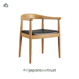 Chaises de salle à manger en teck noir de style chinois moderne du milieu du siècle, pour restaurant, villa et usage extérieur, durables et légères - Product Image 2