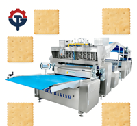 Ligne de production de biscuits automatique prête pour l'usine intelligente avec capteurs IoT et production en temps réel