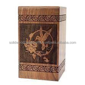 Urnes funéraires en bois pour adultes Urnes funéraires Urnes funéraires Taille personnalisée Fournitures funéraires - Product Image 2