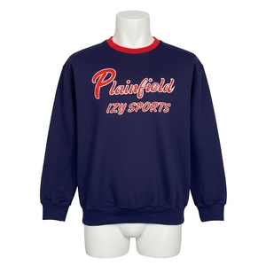 Sudadera Clásica de Cuello Redondo para Hombre, de Felpa Relajada, Mezcla de Algodón, Manga Larga, Ropa Casual para el Día a Día, Sudadera Deportiva - Product Image 1
