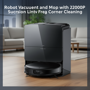 Robot Vacuum and <b>Mop</b> with 22000Pa Suction Lint-Free Corner <b>Cleaning</b> - Product Image 3