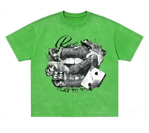 Camisetas Personalizadas para Hombre, Camiseta de Corte Cuadrado, Estilo Urbano, Doble Capa, Manga Larga, Impresión DTG - Product Image 3