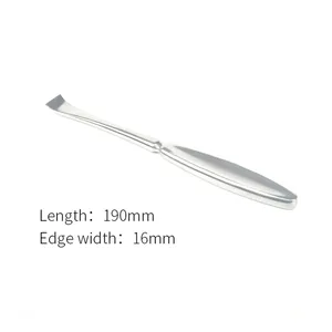 TEGRA SURGICAL PS-OE-008 Élévateur périostal double tête en acier inoxydable pour usage vétérinaire et médical, instrument orthopédique certifié CE - Product Image 3