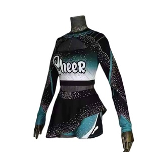 Nuevos Uniformes de Porristas con Diseño Personalizado por Sublimación para Adultos, Servicio OEM, Falda 100% Poliéster, Colores y Tallas - Product Image 1