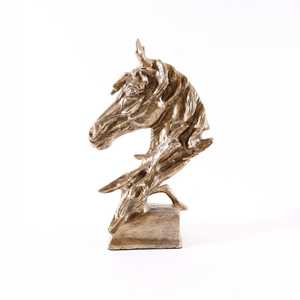 Trending product Horse Head Sculpture Handmade Animal Figurine for Tabletop Living Room Decor - Product Image 1