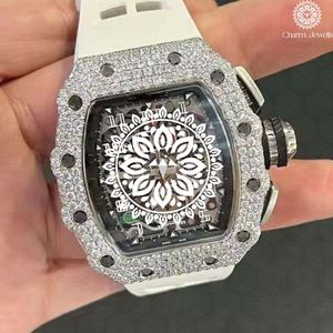 Montre mécanique de luxe Charm Jewells en acier inoxydable, mouvement analogique à quartz, boîtier de 40 mm, cadran de 40 mm, résistance à l'eau de 10 bars, boucle de 14 mm - Product Image 5