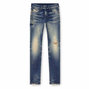 Men's Fashion Breathable Everyday Straight Leg Denim Print Pattern Plus-Size Casual <b>Jeans</b> for Spring Summer Autumn - Product Image 1
