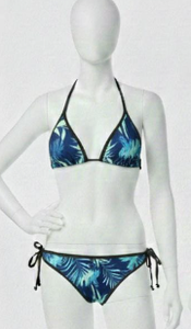 Maillot de bain bikini à lacets imprimé par sublimation, marque privée OEM - Product Image 2