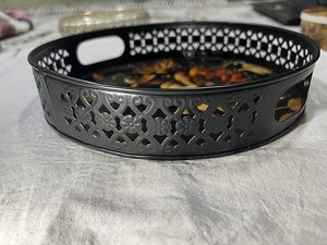 Hermoso Juego Combinado de Bandeja y Jarra Pichwai de Hierro Forjado a Mano de Jaipurios, 8 Pulgadas, Impresión UV - Product Image 2