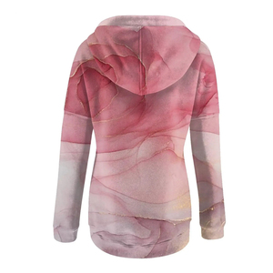 Sweat à capuche de sport pour femme, thermique, extensible, à séchage rapide, chaud pour l'hiver, pour la course à pied et le fitness - Product Image 2