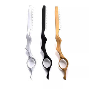 Navaja de Afeitar de Plástico de Una Sola Hoja Premium para Estilizar, Texturizar y Cortar Capas del Cabello, Hoja de Acero Inoxidable de Alta Calidad - Product Image 4