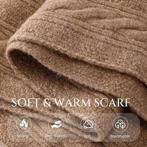 Fast-Shipping Unisex Knitted Scarf - In-Stock Winter <b>Neck</b> <b>Warmer</b> - Custom Logo Soft Rib-Knit Apparel Bulk - Product Image 4