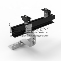 Pince de fixation solaire en alliage d'aluminium 30-40 mm pour l'installation de panneaux solaires sur toiture