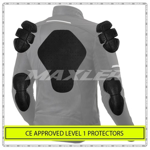 Chaqueta reflectante corta aprobada por la CE, transpirable, ligera, impermeable, textil, a prueba de viento, ropa deportiva para todas las estaciones - Product Image 3