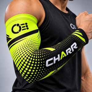 Mangas de brazo deportivas unisex sin costuras de alta calidad 2027, personalizadas para adultos, con protección UV y anti-UV australiana para golf - Product Image 2