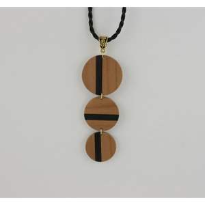 Fournitures de perles en bois durables faites à la main - Collier tendance pour femmes - Product Image 2