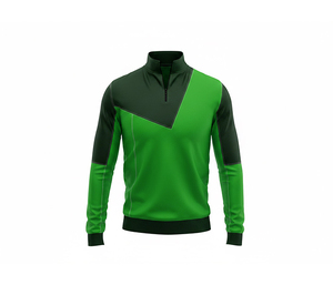Veste de sport respirante en toile pour hommes, femmes et jeunes, vêtements de sport à séchage rapide, veste d'hiver réversible à demi-zip - Product Image 2