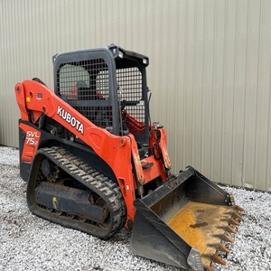 รถตักล้อยาง Kubota SVL75-2 ขนาดกะทัดรัด ราคาดีที่สุด พร้อมปั๊มไฮดรอลิก PLC รถตักหน้า และอุปกรณ์เสริม ลดราคา - Product Image 3