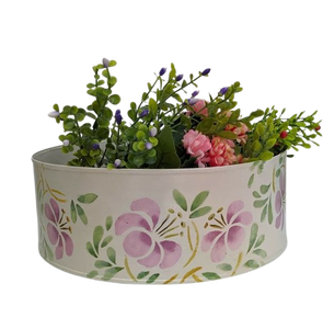 Maceta Moderna de Metal para Decoración Interior y Exterior Maceta Metálica Minimalista con Diseño Contemporáneo. - Product Image 1