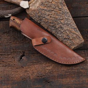 Cuchillo Nórdico de Acero 1095 con Hoja Fija y Punta Caída, Mango de Resina de Palisandro, Personalizado OEM, Hoja Entera, Grado Industrial - Product Image 6