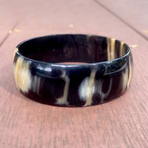 Handmade Original Natural Buffalo Horn Cuff, Buffalo Horn Cuff <b>Bracelet</b>, <b>Boho</b> Wide Bangle Cuff, Natural Horn Jewelry <b>Bracelet</b> - Product Image 2