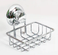 Tempat Sabun Stainless Steel Kawat Solid Modern untuk Dinding, Aksesoris Kamar Mandi untuk Hotel