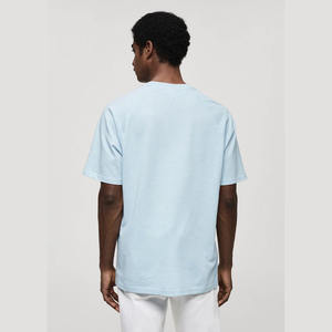 Camiseta de Alta Calidad en Oferta, 260 g/m², Impresión de Camisetas Personalizadas, Camiseta de Algodón Blanca para Hombre, Fabricación de Ropa Masculina - Product Image 3