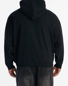 Sudadera con Capucha Negra para Hombre con Estampado de Estrellas, Sudadera Gráfica Casual Estilo Urbano, Fabricante Mayorista - Product Image 4