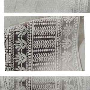 Dentelle en coton GPO importée avec une finition soignée et une qualité de tissu durable pour les marques de mode. - Product Image 1