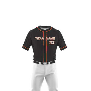 Ensemble uniforme de baseball/softball unisexe pour adultes 2026, personnalisable avec logo imprimé, respirant, séchage rapide, grandes tailles, 100 % polyester - Product Image 3