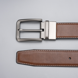 Cinturón de Cuero Genuino para Hombre con Hebilla de Aleación, Estilo Casual de Negocios, Venta Caliente 2026, Logotipo Personalizado - Product Image 4