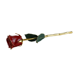 <b>Red</b> Enamel Real Rose Modern Design and Luxury <b>Box</b> Packing 24k Golden Combo Finishing Decor Best for <b>Gift</b> Natural Preserved Rose - Product Image 4