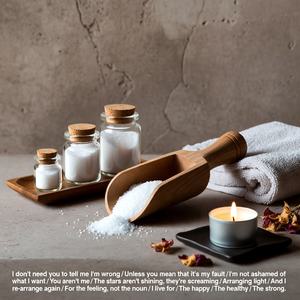 Sel de Bain de l'Himalaya Naturel Blanc à Grains Fins, Pierre Sculptée, Pureté Minérale, Thérapie Spa, Bain Relaxant pour le Corps, Cristal Doux, Bien-être - Product Image 4