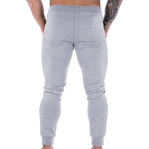 Men's <b>Jogger</b> Pants with <b>White</b> Drawstring Soft Cotton Elastic Waistband for Gym Running and Casual Wear - Product Image 5