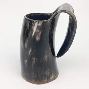 Taza de Cuerno Vikinga Personalizada con Diseño de Animales Divertidos, Decoración Navideña de Alta Calidad para Hogar, Hotel y Restaurante - Product Image 3