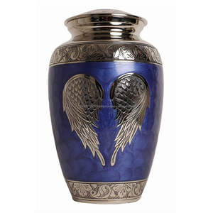 Urne funéraire en laiton gravée, style américain, pour adulte, personnalisable, capacité de 220 pouces cubes, vente chaude en gros - Product Image 5