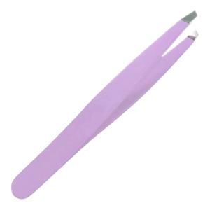Custom Logo Slanted Tip Durable Stainless Steel Eyebrow Tweezers Beauty <b>Makeup</b> <b>Tool</b> - Product Image 5