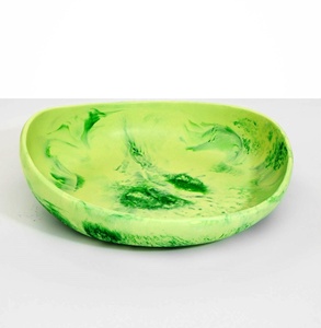 Bol de service en résine époxy pour fruits et légumes, qualité alimentaire, écologique, durable, design mignon, pour fêtes, couleur et forme personnalisables - Product Image 3