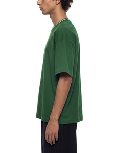 เสื้อยืดคอกลมแขนสั้นทรงปกติสำหรับผู้ชาย น้ำหนัก 180 กรัม สตรีทแวร์ คอริบคู่ ผ้าฝ้าย 100% เป็นมิตรกับสิ่งแวดล้อม ระบายอากาศได้ดี - Product Image 2