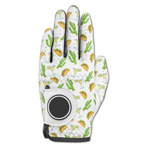 Gants de golf pour hommes, main gauche, en cuir respirant, taille moyenne/grande, performance supérieure, en cuir véritable, antidérapants - Product Image 1