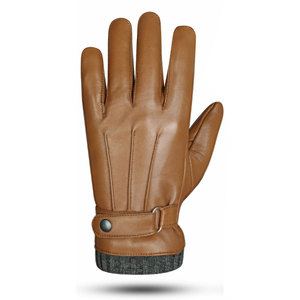 Nouveaux gants d'hiver en cuir thermique pour hommes, design personnalisé, haute qualité, compatibles avec les écrans tactiles, pour les sports de ski en plein air, vente en gros - Product Image 1
