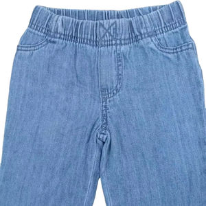 Jeans décontractés pour garçons, nouveau design, denim pour enfants, longueur genou, noir, bleu, 100% coton, pantalon à taille élastique, vêtements pour enfants - Product Image 1